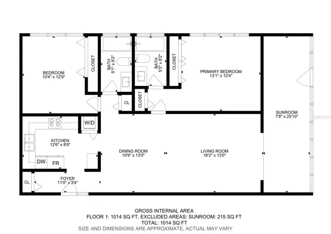 Floor plan of the villa