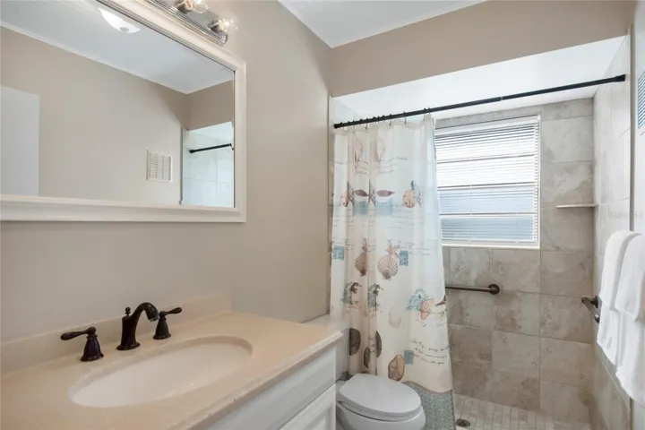 Updated primary bathroom