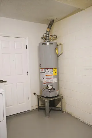 New gas water heater