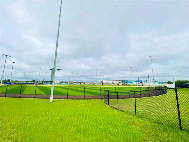 Four new collegiate-level baseball fields with artificial turf & parks and the Rowdy Gaines Olympic Pool and the Advent Health Fieldhouse