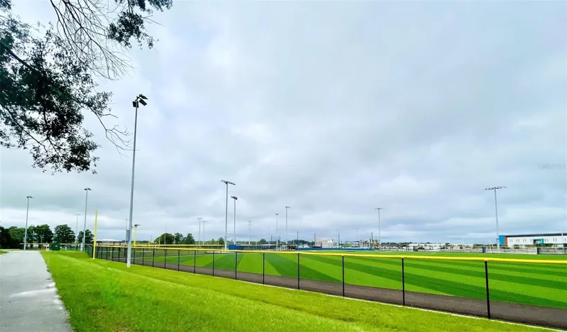 Four new collegiate-level baseball fields with artificial turf