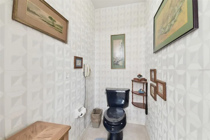 privacy toilet area