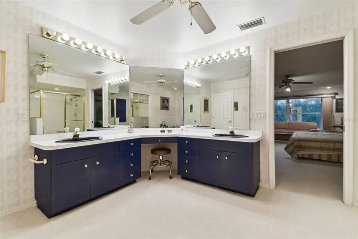 Master bath with lots of cabinets
