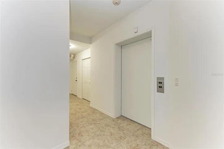 Private elevator entrance!