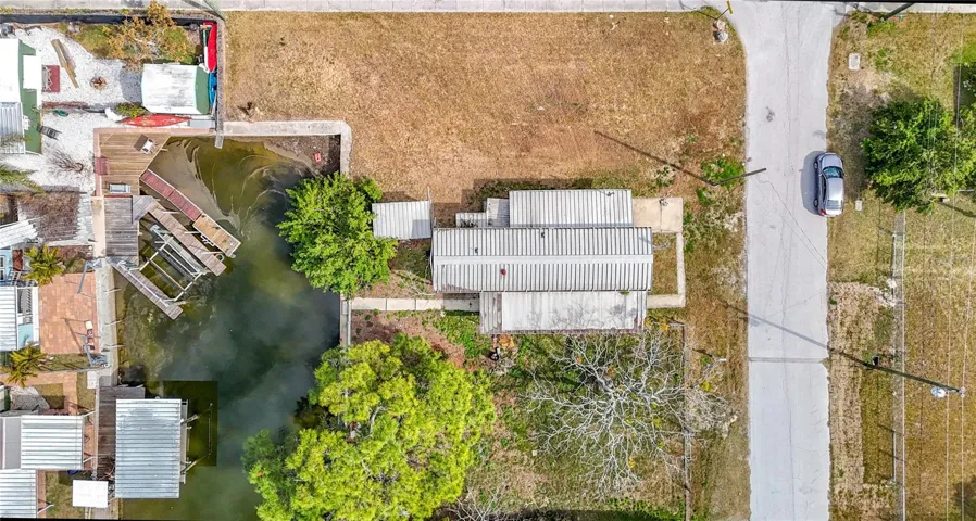 Top view - property on the right.