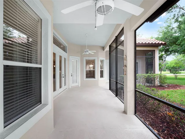 Screened patio