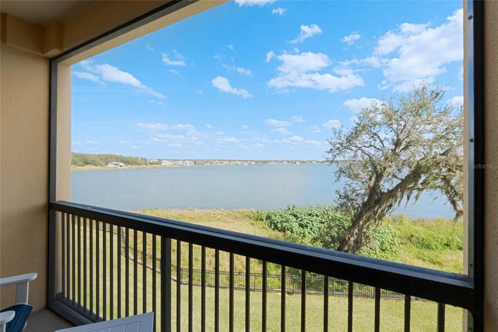 Daytime view from balcony.
