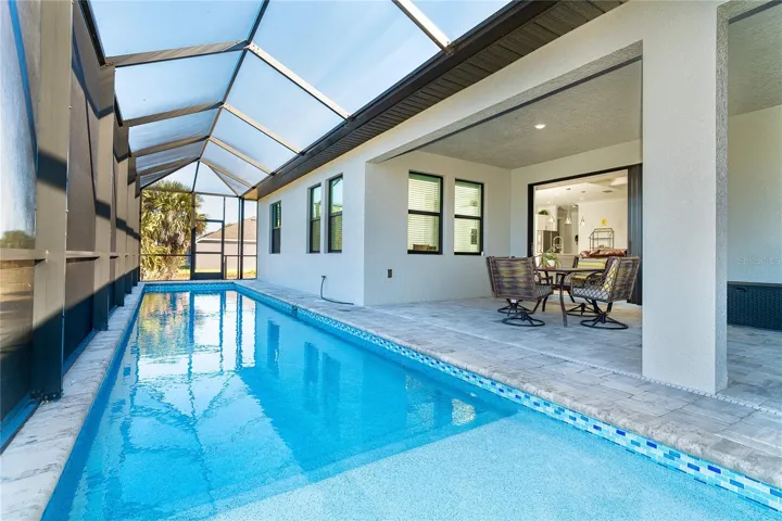 Perfect spot for chairs on the Pool Sun Shelf