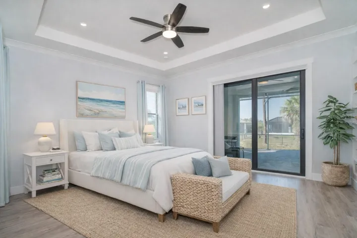 Virtually Staged Primary Suite