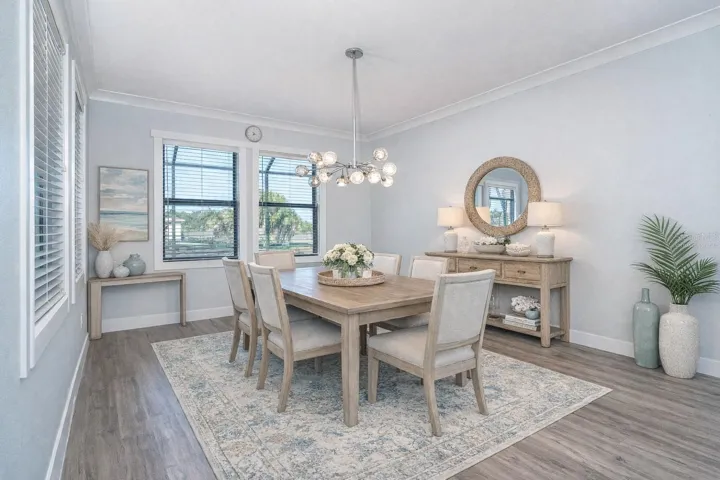 Virtually Staged Dining Room
