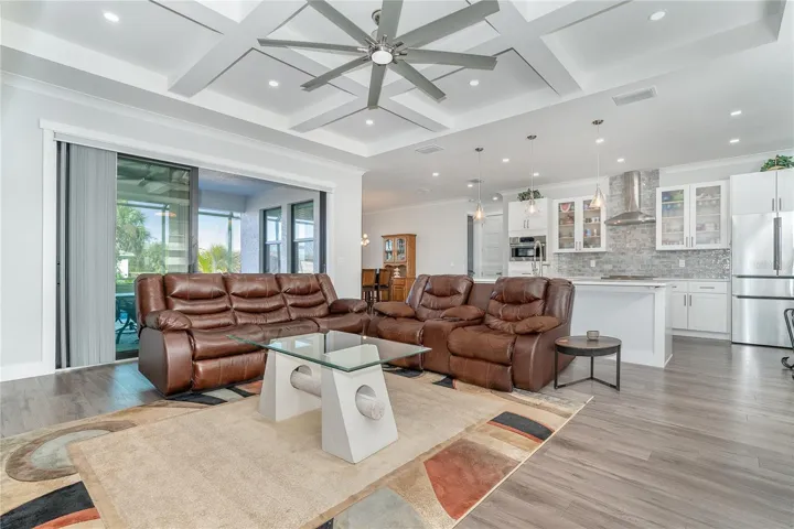 Beautiful Coffered Ceiling