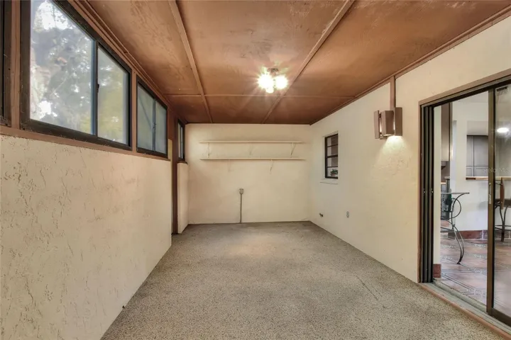 Downstairs Patio off Kitchen