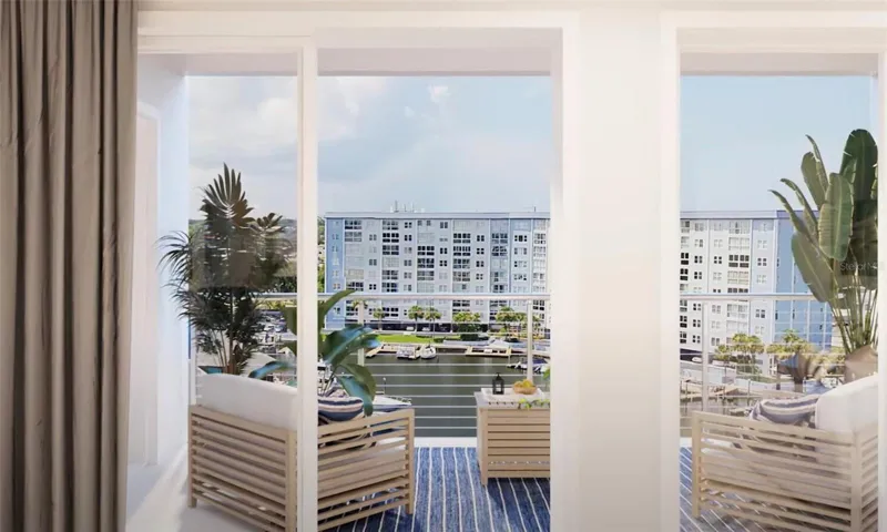 Balcony view from grand salon