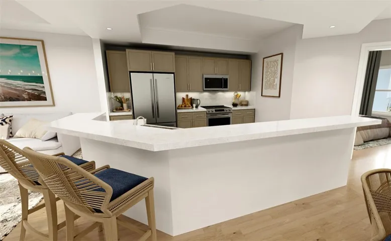 kitchen counter-bar