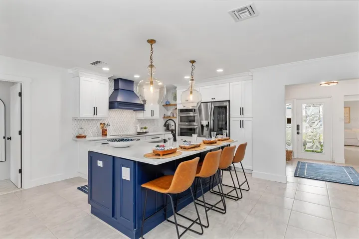 View towards front entry