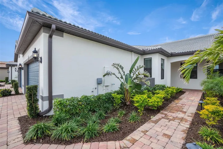 Walkway to front door