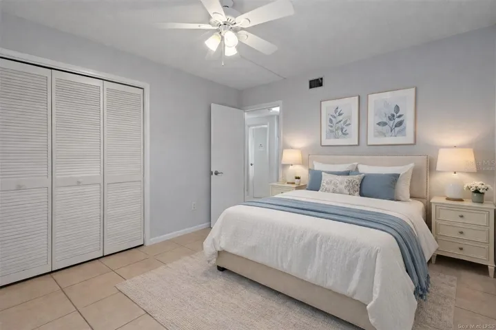 Virtually Staged Guest Bedroom (bedroom # 2)