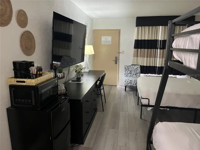 Mini Refrigerator and microwave