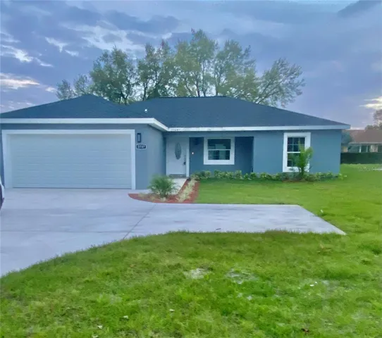 Front with turn-around drive way