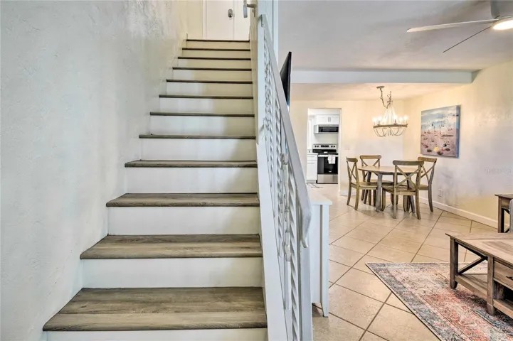 Wood stairs