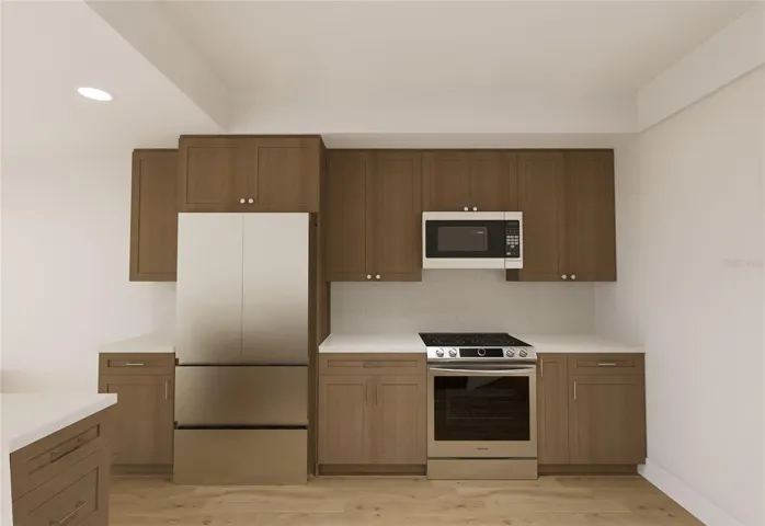 Refrigerator-Range-Microwave