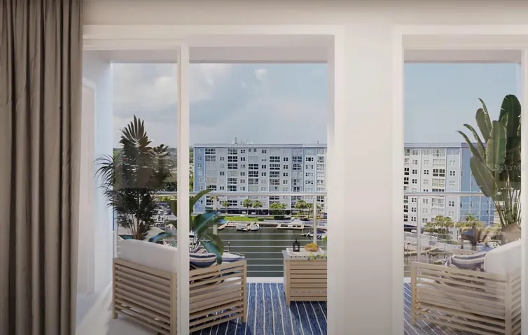 Balcony water view