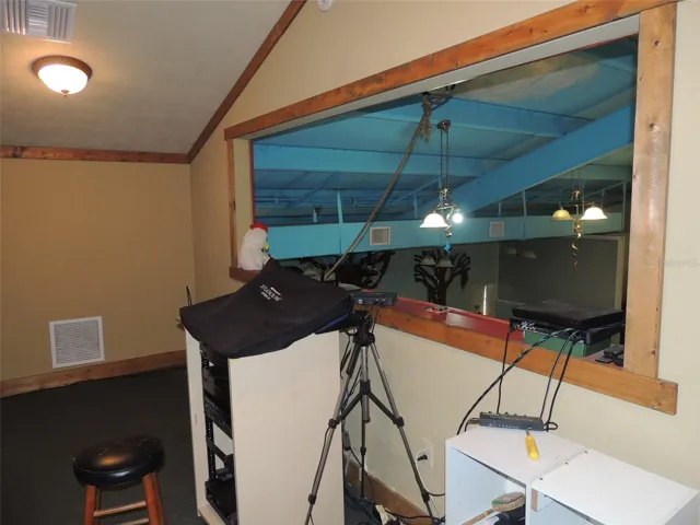 Upstairs Sound Room