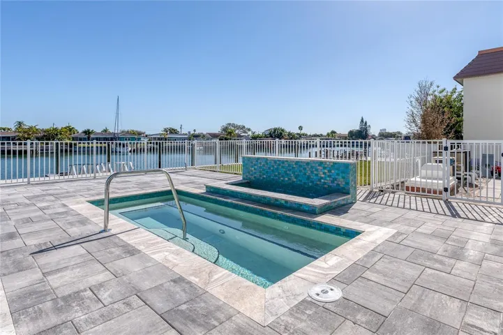 Heated pool and spa