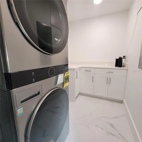 Laundry room in unit