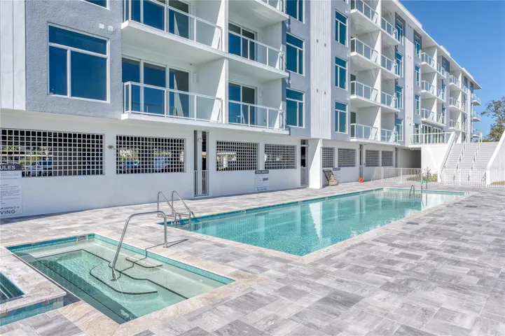Heated pool and spa