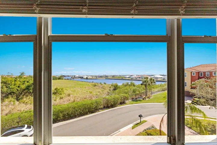 view out the front of office/den