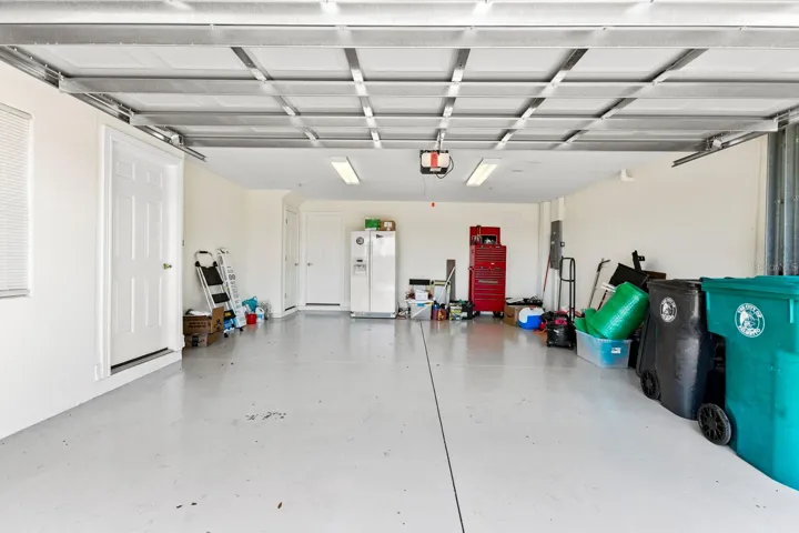 Spacious two car garage