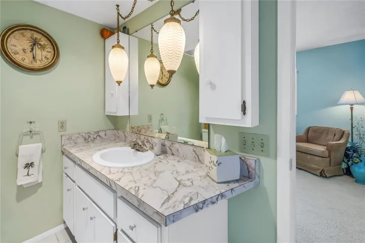 Main bath vanity