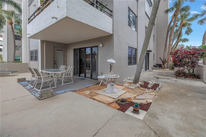 Private patio