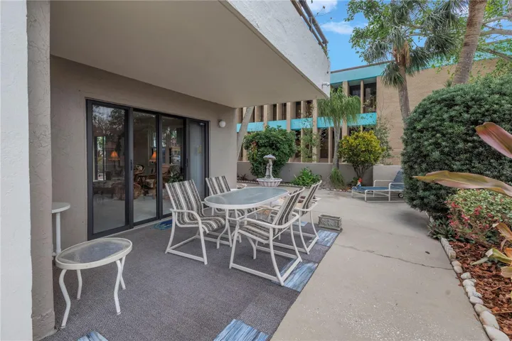 Privat patio