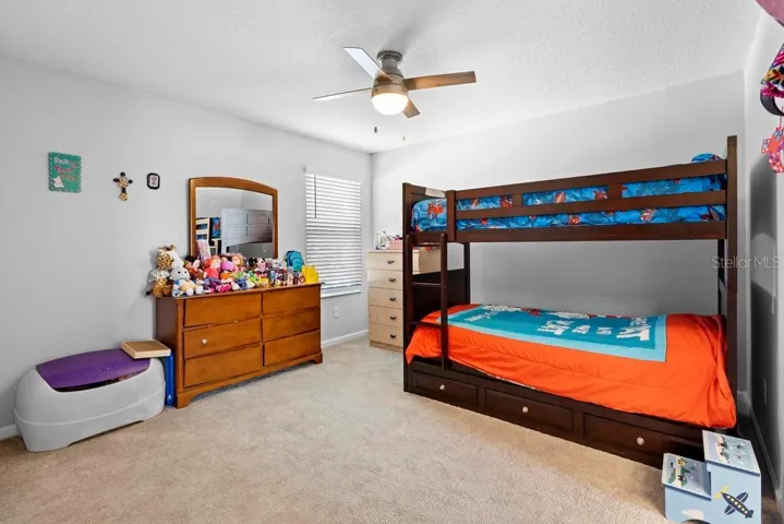 Bedroom 4 Located upstairs with natural light and separated door to enter and exit along with private bathroom door for added convenience.