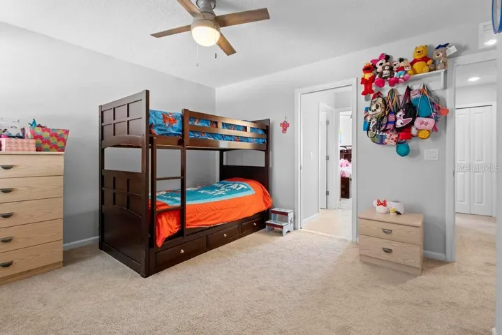 Spacious bedrooms.