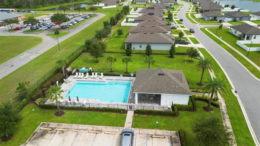 Clubhouse pavilion and community pool perfect for Florida weather