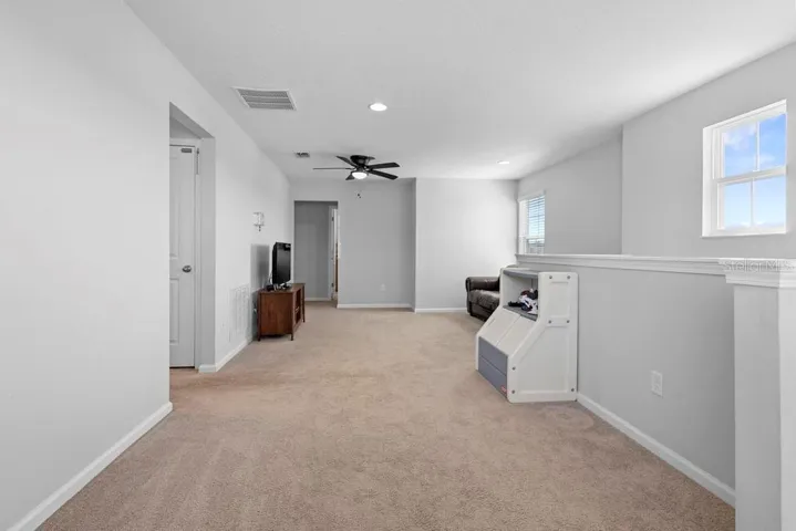 Large 2nd floor loft for add space, office , media room endless possibilities.