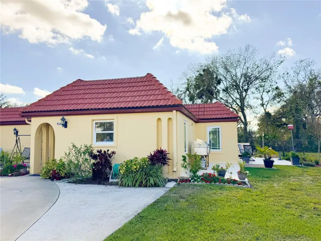 Front of Villa