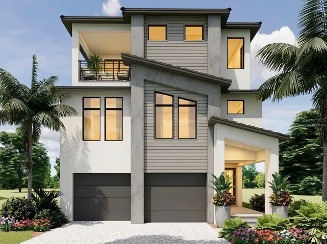 Virtually Staged Front Exterior