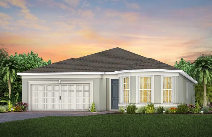 Exterior Design. Artistic rendering for this new construction home. Pictures are for illustrative purposes only. Elevations, colors and options may vary.