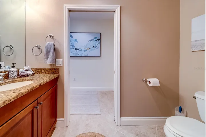 Half Bath off Study