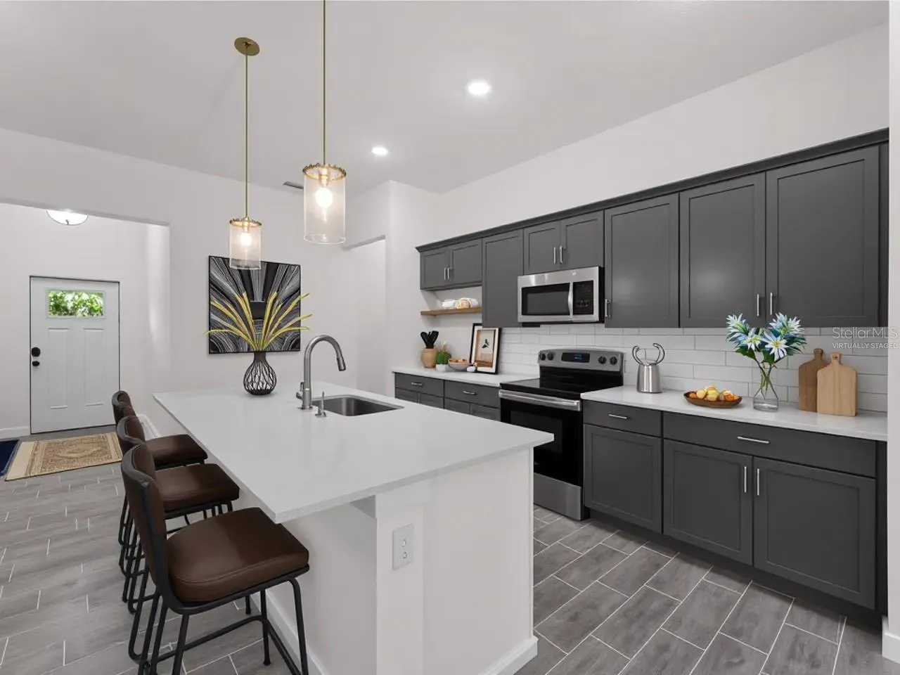 Virtually Staged Kitchen