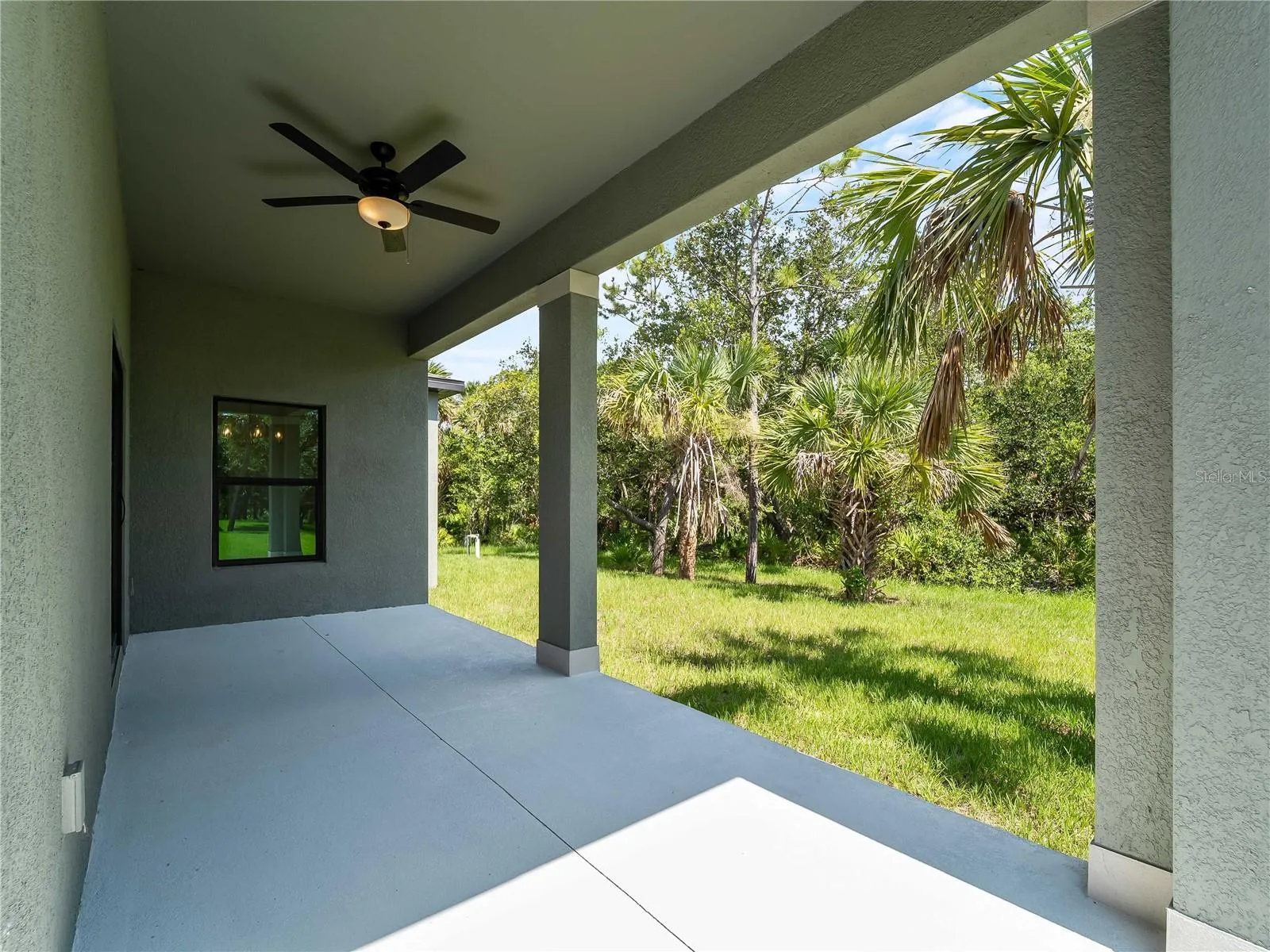 rear patio