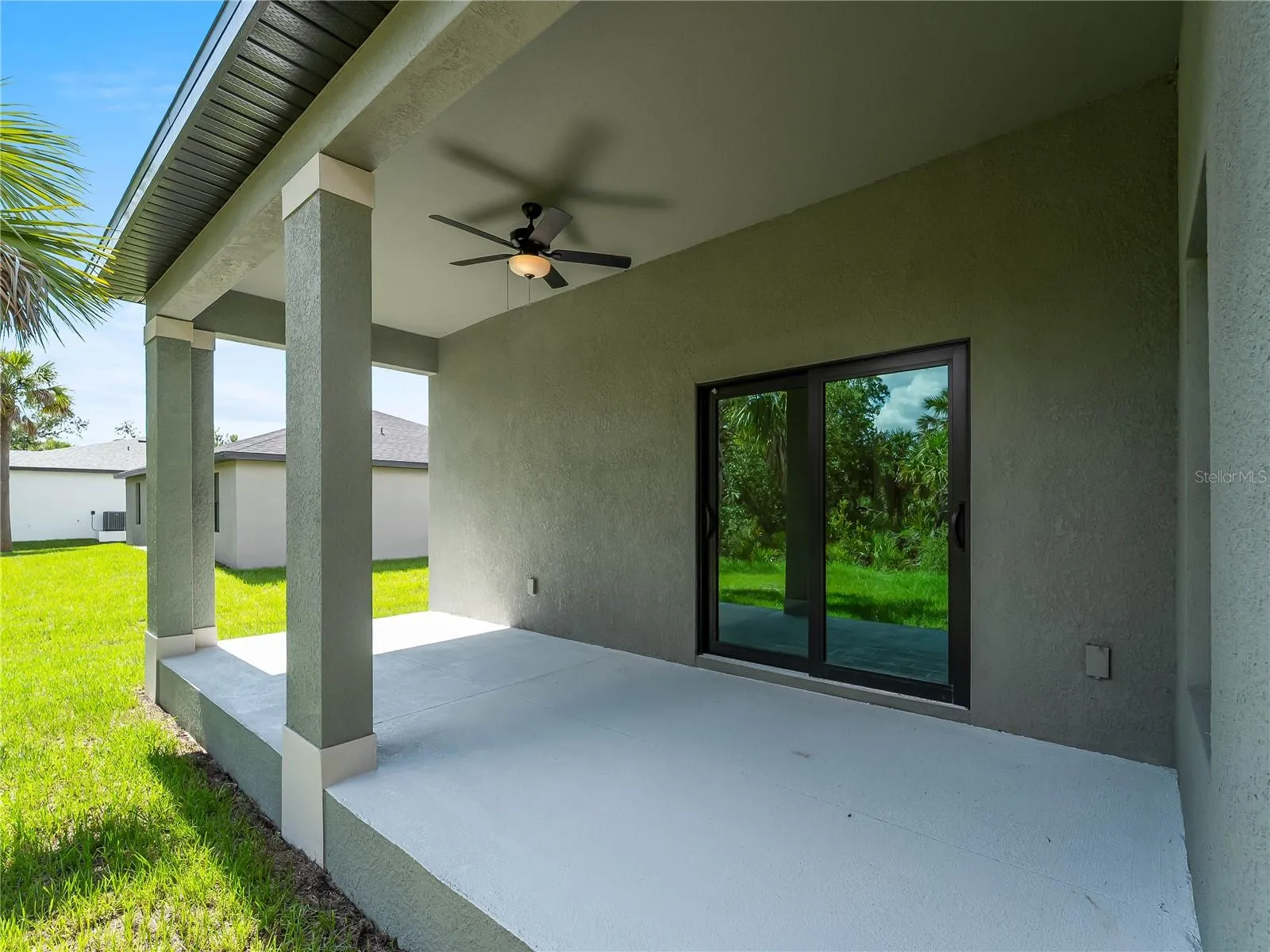 rear patio