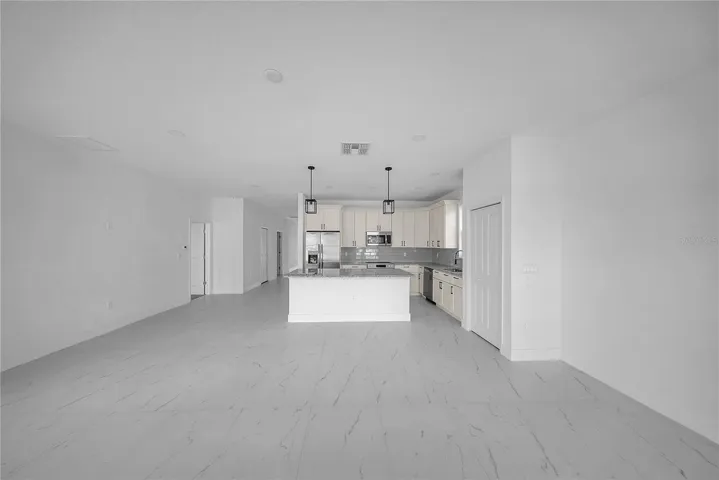Kitchen and Living Room