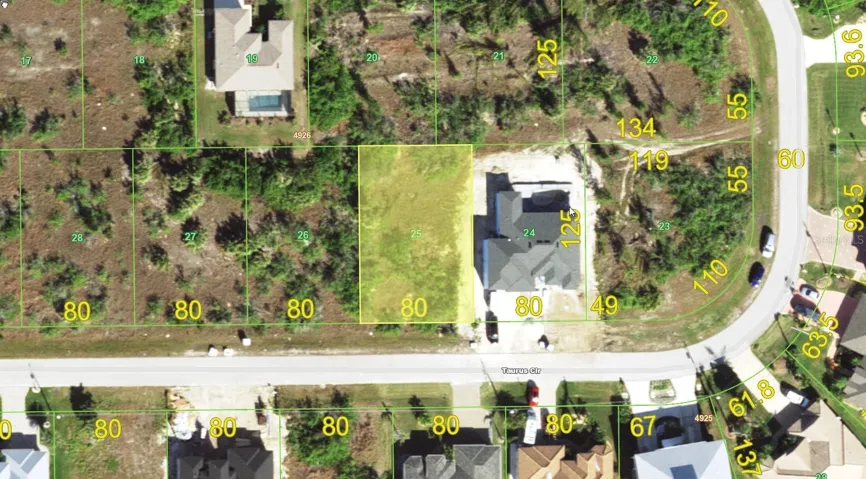 10,000 sq. ft. lot.