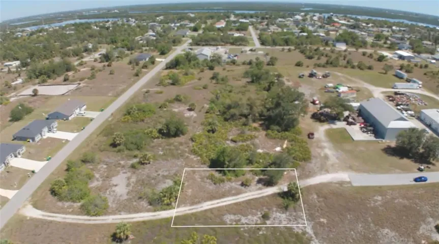 Commercial zoned parcels just south of Adams St.