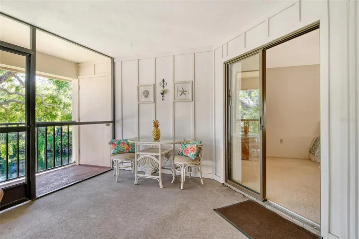 Screened Patio to Primary Bedroom